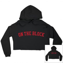 On The Block/Women's Crop Hoodie