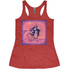 Ladies Slim Fit Super Soft Racerback Triblend Tank