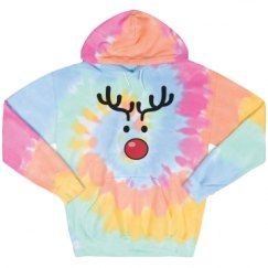 Unisex Tie-Dye Fleece Hoodie