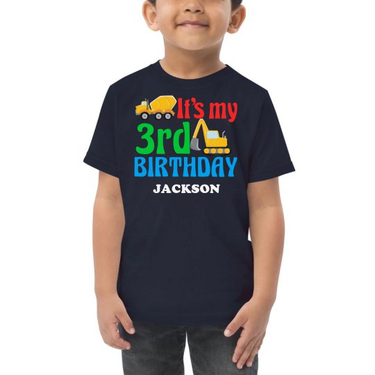 3rd Birthday Construction Party