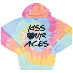 Unisex Tie-Dye Fleece Hoodie