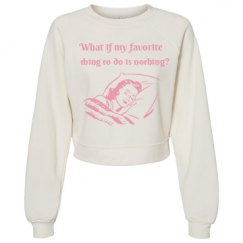 Women's Raglan Pullover Fleece
