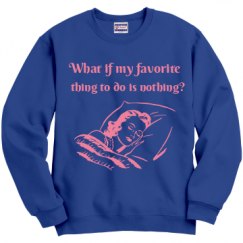 Unisex Film and Foil Crewneck Sweatshirt