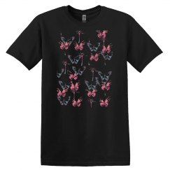 Butterflies Cute Pink And Blue Butterflies