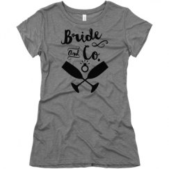 Ladies Slim Fit Super Soft Triblend Tee