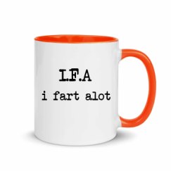 11oz Ceramic Mug with Color Inside