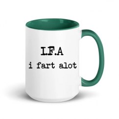 15oz Ceramic Mug with Color Inside