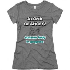 Ladies Slim Fit Super Soft Triblend Tee