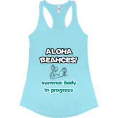 Ladies Slim Fit Racerback Tank Top