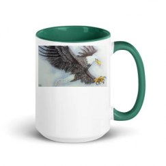 15oz Ceramic Mug with Color Inside