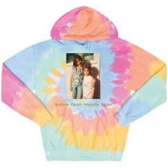 Unisex Tie-Dye Fleece Hoodie