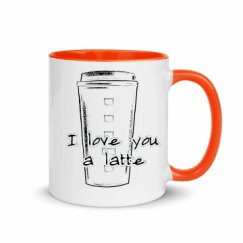 11oz Ceramic Mug with Color Inside