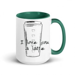 15oz Ceramic Mug with Color Inside