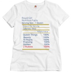 Nutrition facts Royal