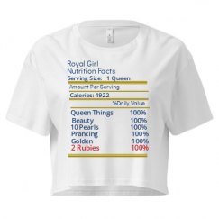 Ladies Festival Cali Crop Top Tee