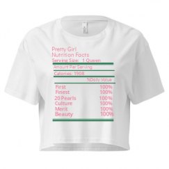 Ladies Festival Cali Crop Top Tee