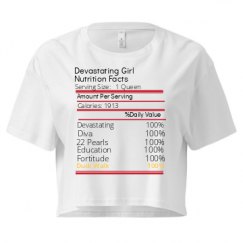 Ladies Festival Cali Crop Top Tee