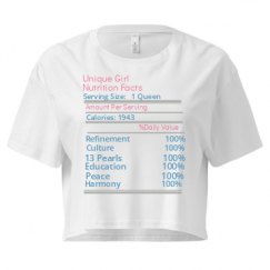 Ladies Festival Cali Crop Top Tee