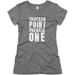 Ladies Slim Fit Super Soft Triblend Tee