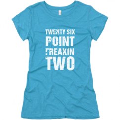 Ladies Slim Fit Super Soft Triblend Tee