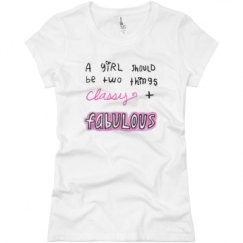 Ladies Slim Fit Basic Promo Jersey Tee