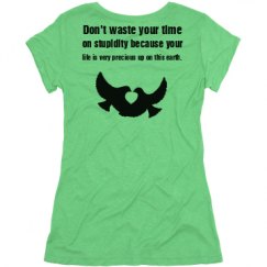 Ladies Slim Fit Super Soft Triblend Tee