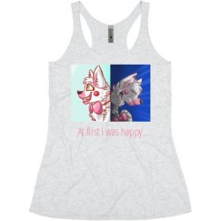 Ladies Slim Fit Super Soft Racerback Triblend Tank