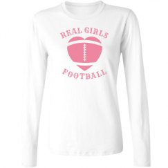 Ladies Relaxed Fit Basic Long Sleeve Tee