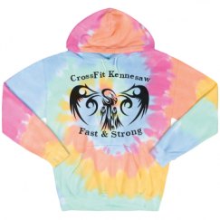Unisex Tie-Dye Fleece Hoodie