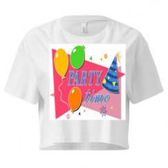 Ladies Festival Cali Crop Top Tee