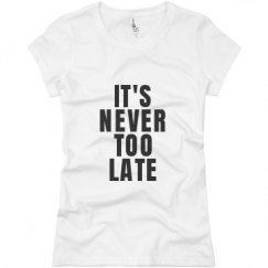 Ladies Slim Fit Basic Promo Jersey Tee