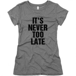 Ladies Slim Fit Super Soft Triblend Tee