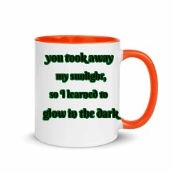 11oz Ceramic Mug with Color Inside