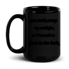 15oz Black Glossy Mug