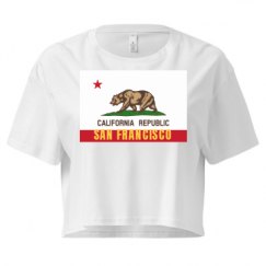 Ladies Festival Cali Crop Top Tee