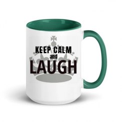 15oz Ceramic Mug with Color Inside