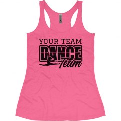 Custom Name Dance Team Text