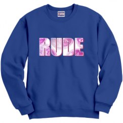 Unisex Film and Foil Crewneck Sweatshirt