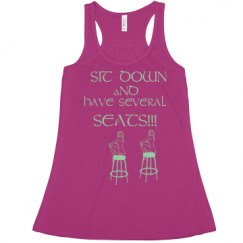 Ladies Flowy Racerback Tank