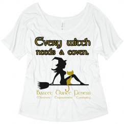 Every Witch Needs A Coven - Flowy Tee