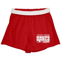 White Custom Name Dance Team Text