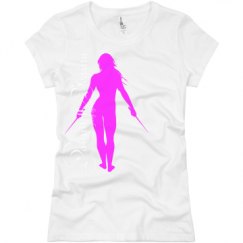 Ladies Slim Fit Basic Promo Jersey Tee