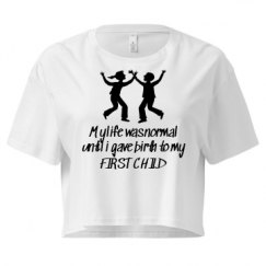 Ladies Festival Cali Crop Top Tee