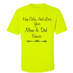 Unisex Ultra Cotton Safety Neon Crewneck Tee