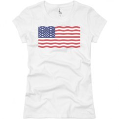 Ladies Slim Fit Basic Promo Jersey Tee