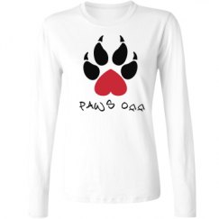 Ladies Relaxed Fit Basic Long Sleeve Tee