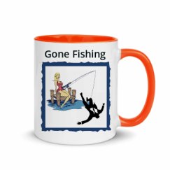 11oz Ceramic Mug with Color Inside