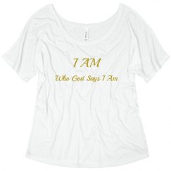 Ladies Flowy Slouchy Tee