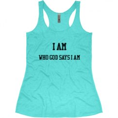 Ladies Slim Fit Super Soft Racerback Triblend Tank