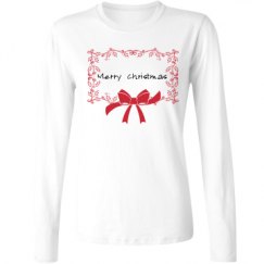 Ladies Relaxed Fit Basic Long Sleeve Tee